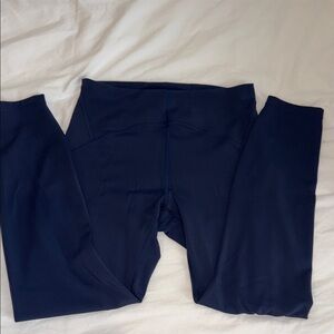Navy womens lulu Leggings